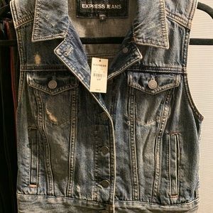 Express Denim Vest